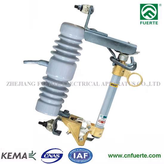 Fusível de média tensão cortado